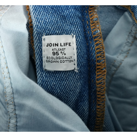 Zara Jeans Womens 4 High Rise Ankle Length 25x27 Light Wash New With Tags - Picture 11 of 11